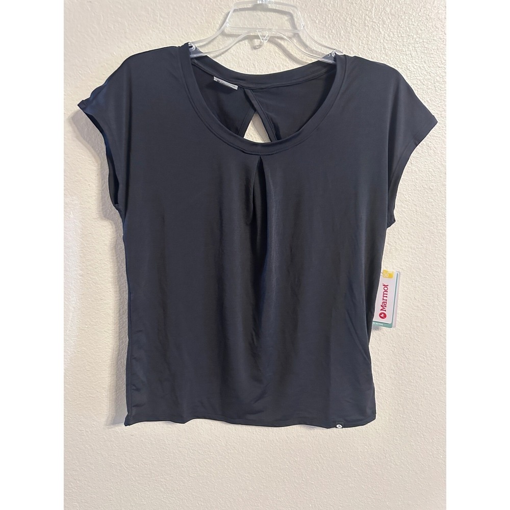 Marmot Active T-Shirt UPF 30 Cutout Back Short Sleeve Top XS